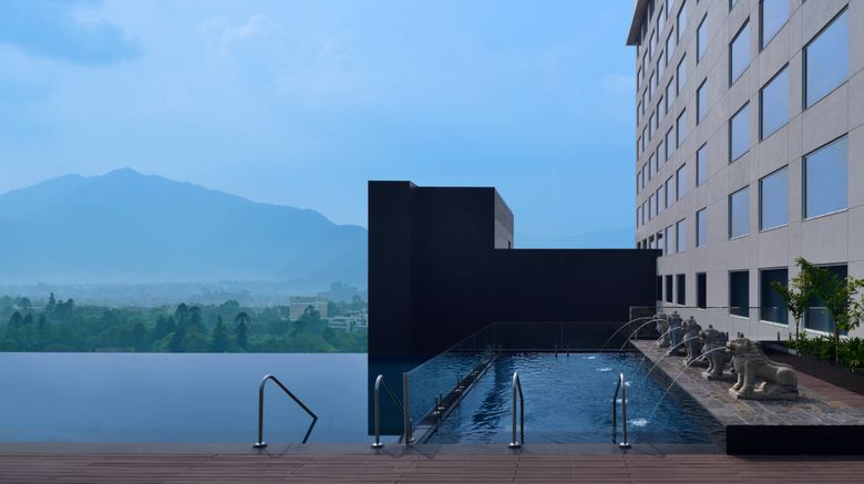 <b>Kathmandu Marriott Hotel Pool</b>. Images powered by <a href="https://www.leonardoworldwide.com/" title="Leonardo Worldwide" target="_blank">Leonardo</a>.