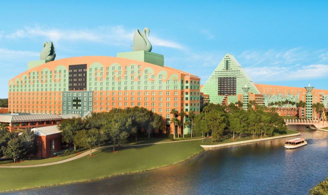 Walt Disney World Swan Exterior