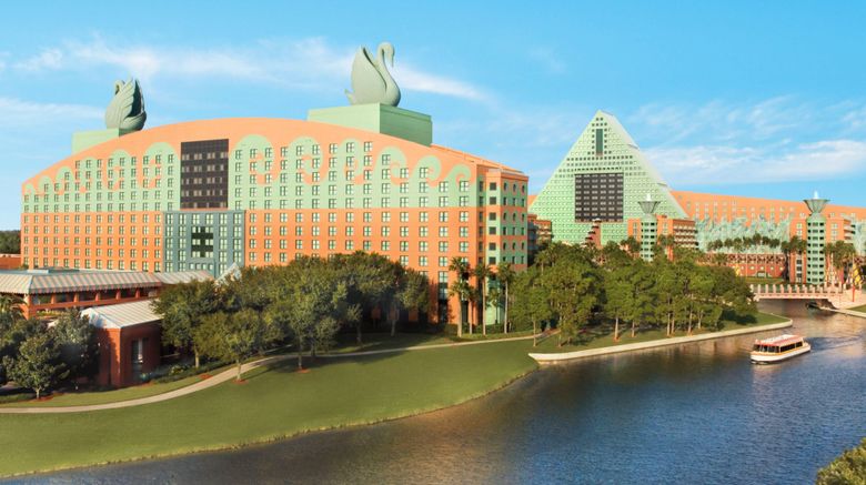 Walt Disney World Swan Exterior. Images powered by <a href="https://www.leonardoworldwide.com" target="_blank" rel="noopener">Leonardo</a>.