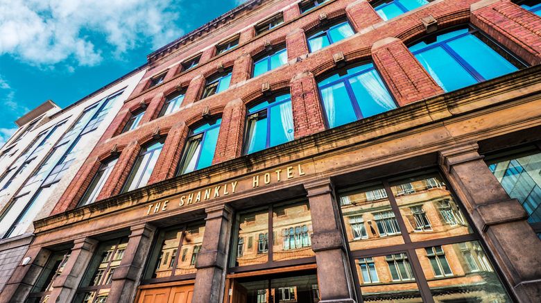 Shankly Hotel Exterior. Images powered by <a href="https://www.leonardoworldwide.com" target="_blank" rel="noopener">Leonardo</a>.