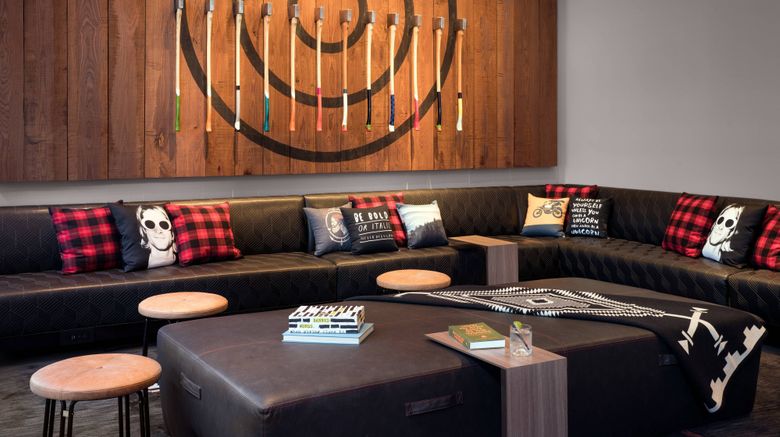 <b>MOXY Seattle Downtown Lobby</b>. Images powered by <a href="https://www.leonardoworldwide.com/" title="Leonardo Worldwide" target="_blank">Leonardo</a>.