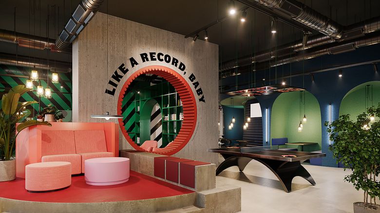 <b>The Social Hub Vienna Lobby</b>. Images powered by <a href="https://www.leonardoworldwide.com/" title="Leonardo Worldwide" target="_blank">Leonardo</a>.