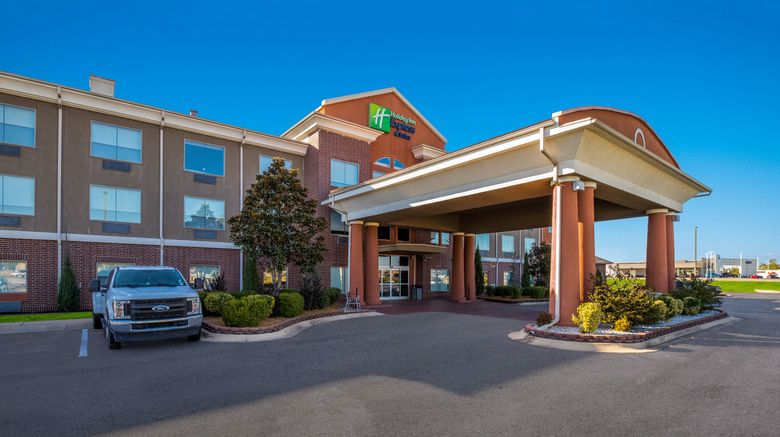 <b>Holiday Inn Express & Stes Okmulgee Exterior</b>. Images powered by <a href="https://www.leonardoworldwide.com/" title="Leonardo Worldwide" target="_blank">Leonardo</a>.