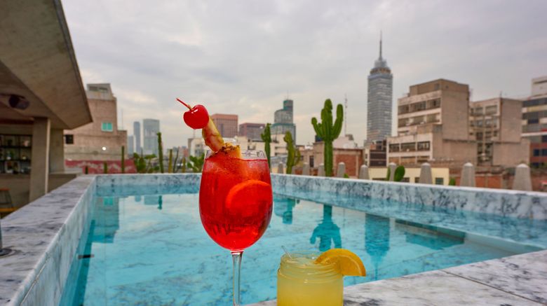 <b>City Centro by Marriott Mexico City Pool</b>. Images powered by <a href="https://www.leonardoworldwide.com/" title="Leonardo Worldwide" target="_blank">Leonardo</a>.