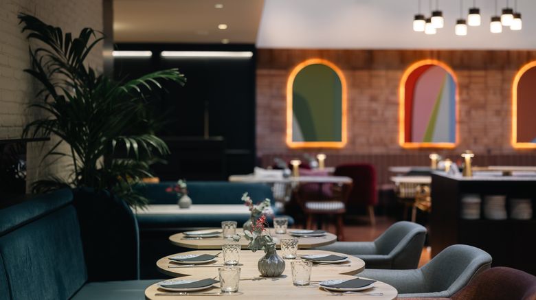 <b>Hotel Indigo Gran Via Plaza Espana Restaurant</b>. Images powered by <a href="https://www.leonardoworldwide.com/" title="Leonardo Worldwide" target="_blank">Leonardo</a>.