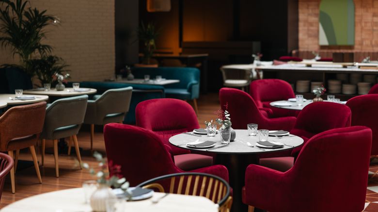 <b>Hotel Indigo Gran Via Plaza Espana Restaurant</b>. Images powered by <a href="https://www.leonardoworldwide.com/" title="Leonardo Worldwide" target="_blank">Leonardo</a>.