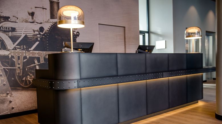 <b>Motel One Nuernberg-City Lobby</b>. Images powered by <a href="https://www.leonardoworldwide.com/" title="Leonardo Worldwide" target="_blank">Leonardo</a>.