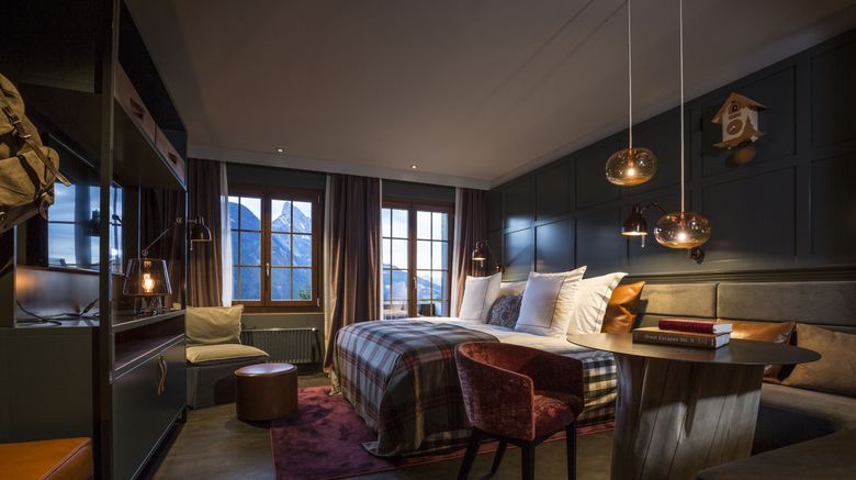 <b>Huus Hotel Gstaad, a Design Hotel Room</b>. Images powered by <a href="https://www.leonardoworldwide.com/" title="Leonardo Worldwide" target="_blank">Leonardo</a>.