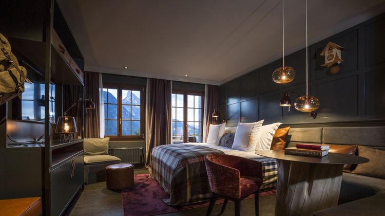 Huus Hotel Gstaad, a Design Hotel Room
