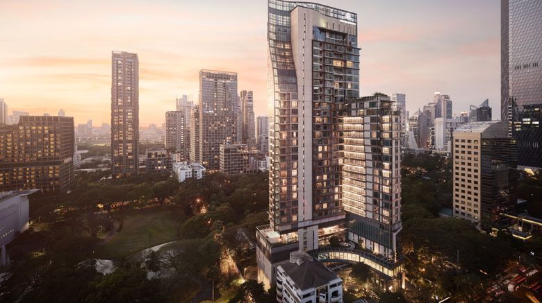 <b>Oriental Residence Bangkok Exterior</b>. Images powered by <a href="https://www.leonardoworldwide.com/" title="Leonardo Worldwide" target="_blank">Leonardo</a>.