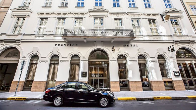 <b>Prestige Hotel Budapest Exterior</b>. Images powered by <a href="https://www.leonardoworldwide.com/" title="Leonardo Worldwide" target="_blank">Leonardo</a>.