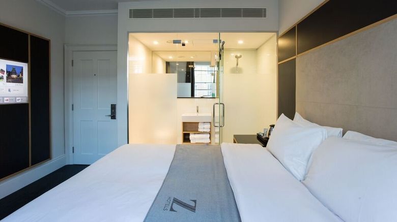 <b>Z Hotel at Gloucester Place Room</b>. Images powered by <a href="https://www.leonardoworldwide.com/" title="Leonardo Worldwide" target="_blank">Leonardo</a>.