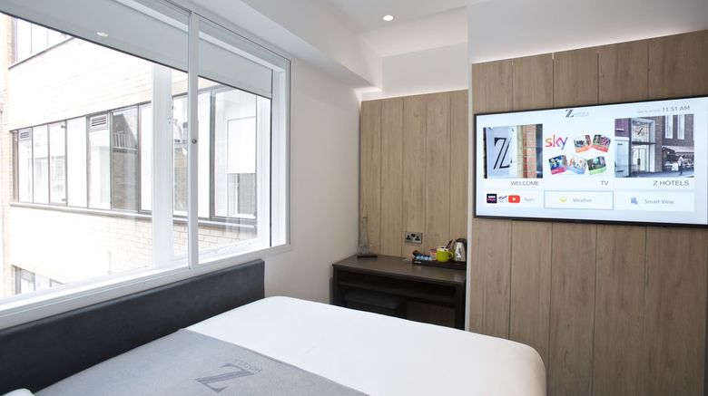 <b>Z Hotel Tottenham Court Road Room</b>. Images powered by <a href="https://www.leonardoworldwide.com/" title="Leonardo Worldwide" target="_blank">Leonardo</a>.