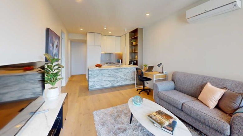 <b>Astra Apartments Melbourne CBD - King St Lobby</b>. Images powered by <a href="https://www.leonardoworldwide.com/" title="Leonardo Worldwide" target="_blank">Leonardo</a>.