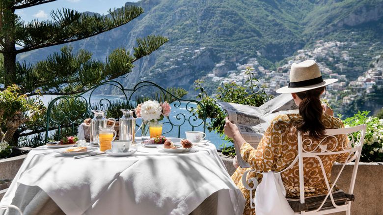 <b>Il San Pietro di Positano Restaurant</b>. Images powered by <a href=https://www.travelagewest.com/Hotels/Positano-Italy/