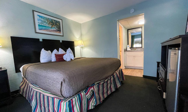 Ocean Plaza Motel Room