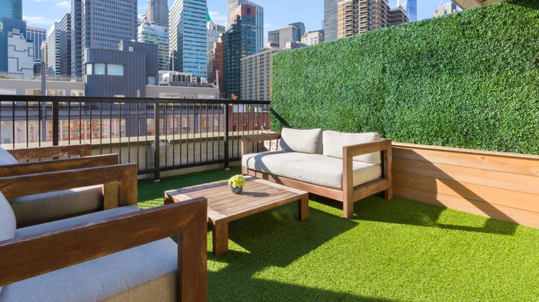 <b>33 Hotel, New York City, Seaport Exterior</b>. Images powered by <a href="https://www.leonardoworldwide.com/" title="Leonardo Worldwide" target="_blank">Leonardo</a>.