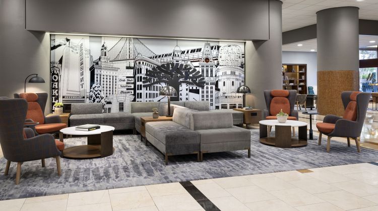 Oakland Marriott City Center Lobby