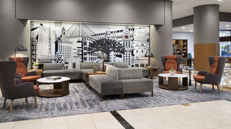 <b>Oakland Marriott City Center Lobby</b>. Images powered by <a href="https://www.leonardoworldwide.com/" title="Leonardo Worldwide" target="_blank">Leonardo</a>.