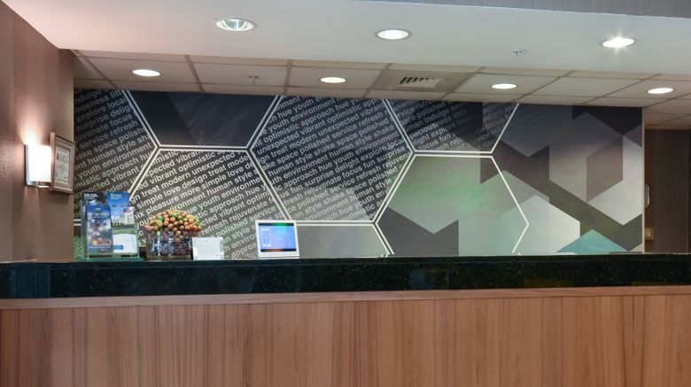 <b>SpringHill Suites by Marriott Lobby</b>. Images powered by <a href="https://www.leonardoworldwide.com/" title="Leonardo Worldwide" target="_blank">Leonardo</a>.