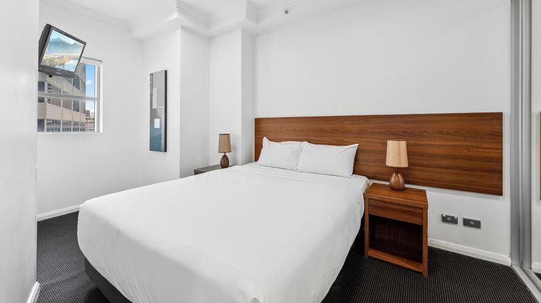 <b>APX Apartments World Square Sydney Room</b>. Images powered by <a href="https://www.leonardoworldwide.com/" title="Leonardo Worldwide" target="_blank">Leonardo</a>.