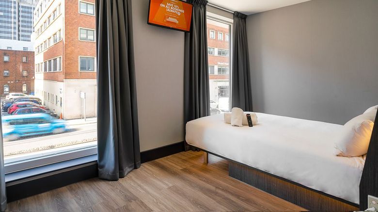 <b>easyHotel Cardiff Room</b>. Images powered by <a href="https://www.leonardoworldwide.com/" title="Leonardo Worldwide" target="_blank">Leonardo</a>.