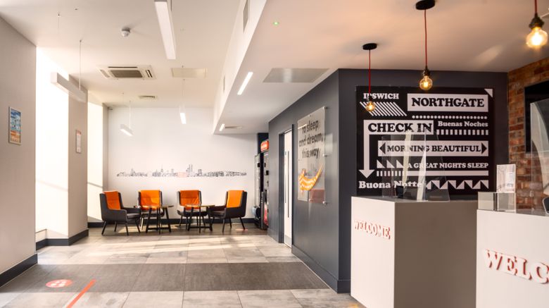 <b>easyHotel Ipswich Town Centre Lobby</b>. Images powered by <a href="https://www.leonardoworldwide.com/" title="Leonardo Worldwide" target="_blank">Leonardo</a>.