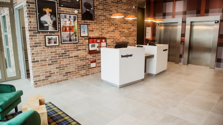 <b>easyHotel Paris Nord Aubervilliers Lobby</b>. Images powered by <a href="https://www.leonardoworldwide.com/" title="Leonardo Worldwide" target="_blank">Leonardo</a>.