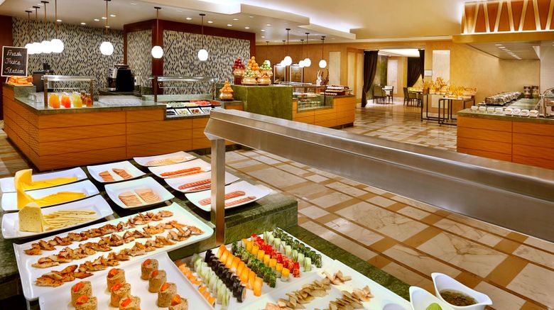 <b>Jabal Omar Marriott Hotel, Makkah Restaurant</b>. Images powered by <a href="https://www.leonardoworldwide.com/" title="Leonardo Worldwide" target="_blank">Leonardo</a>.