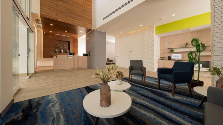 <b>Fairfield Inn & Suites San Luis Potosi Lobby</b>. Images powered by <a href="https://www.leonardoworldwide.com/" title="Leonardo Worldwide" target="_blank">Leonardo</a>.