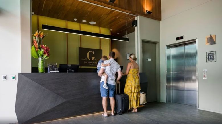 <b>The Glen Hotel & Suites Lobby</b>. Images powered by <a href="https://www.leonardoworldwide.com/" title="Leonardo Worldwide" target="_blank">Leonardo</a>.