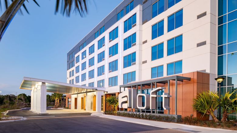 <b>Aloft Orlando Lake Nona Exterior</b>. Images powered by <a href="https://www.leonardoworldwide.com/" title="Leonardo Worldwide" target="_blank">Leonardo</a>.