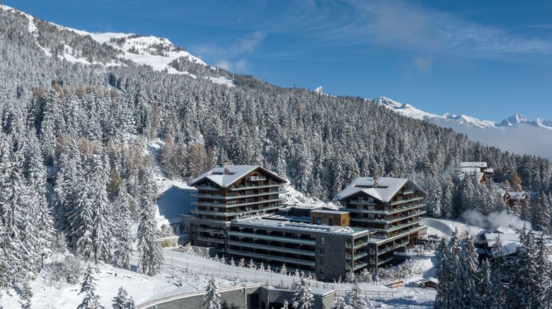 <b>Six Senses Crans-Montana Exterior</b>. Images powered by <a href="https://www.leonardoworldwide.com/" title="Leonardo Worldwide" target="_blank">Leonardo</a>.