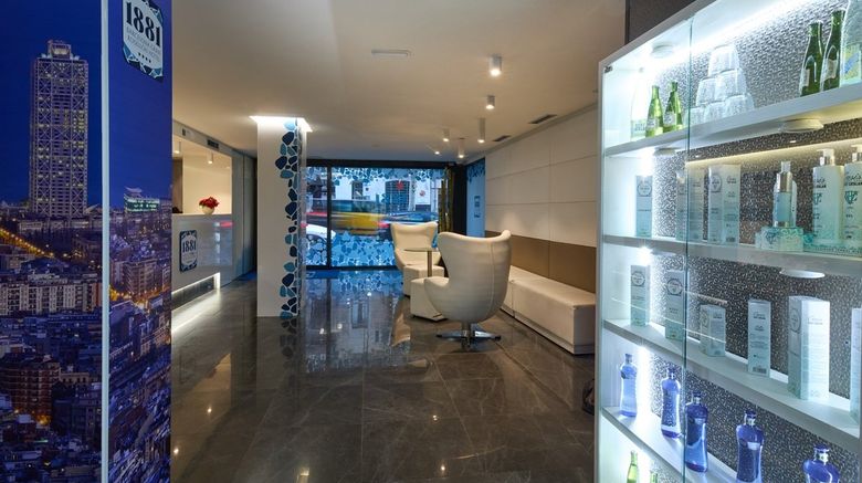 <b>1881 Barcelona Grand Rosellon Hotel Lobby</b>. Images powered by <a href=https://www.travelagewest.com/Hotels/Barcelona/