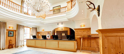 Hotel Bachmair Weissach, a Design Hotel Lobby