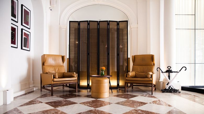 <b>Hotel Vernet Champs Elysees Lobby</b>. Images powered by <a href=https://www.travelagewest.com/Hotels/Paris/