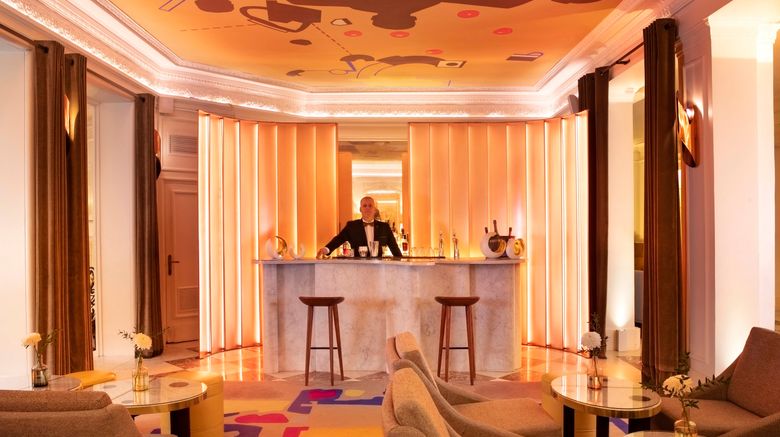 <b>Hotel Vernet Champs Elysees Lobby</b>. Images powered by <a href=https://www.travelagewest.com/Hotels/Paris/