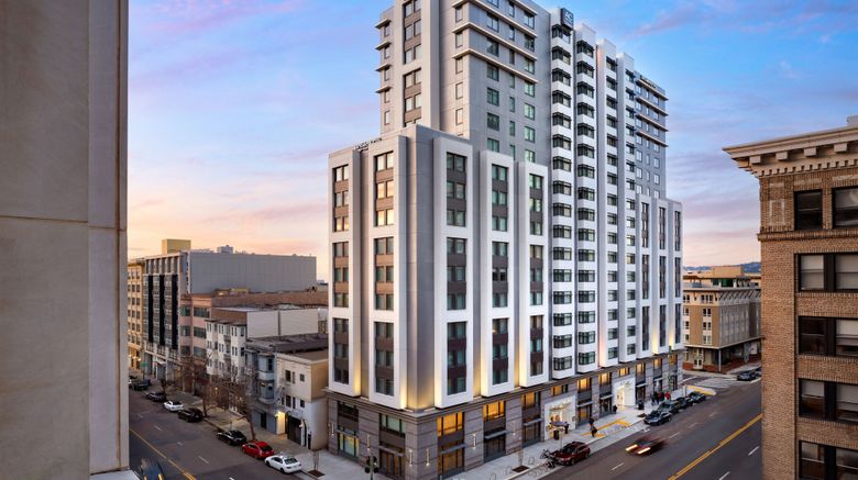 AC Hotel by Marriott Oakland Downtown Exterior. Images powered by <a href="https://www.leonardoworldwide.com" target="_blank" rel="noopener">Leonardo</a>.