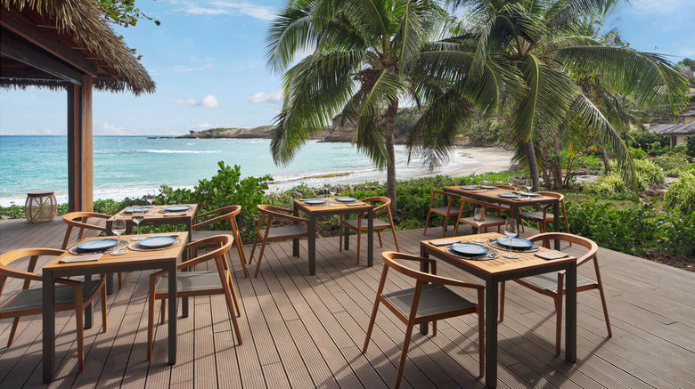 <b>Six Senses La Sagesse Restaurant</b>. Images powered by <a href="https://www.leonardoworldwide.com/" title="Leonardo Worldwide" target="_blank">Leonardo</a>.