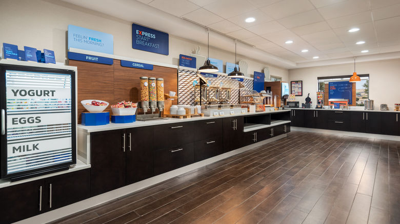 <b>Holiday Inn Express Hotel & Suites Restaurant</b>. Images powered by <a href="https://www.leonardoworldwide.com/" title="Leonardo Worldwide" target="_blank">Leonardo</a>.