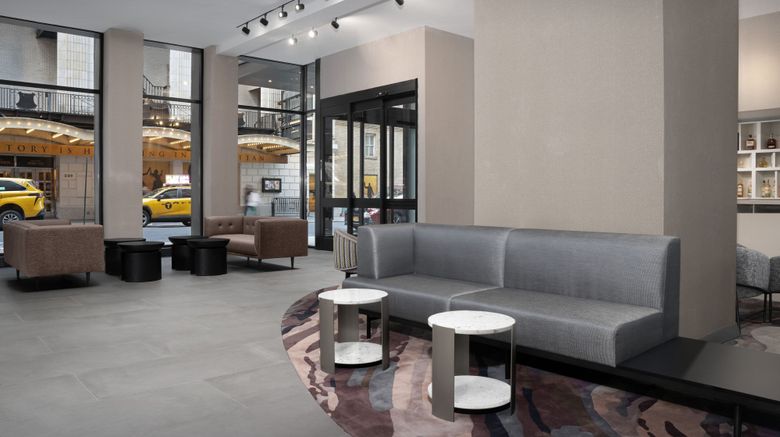 <b>SpringHill Suites Manhattan Times Square Lobby</b>. Images powered by <a href="https://www.leonardoworldwide.com/" title="Leonardo Worldwide" target="_blank">Leonardo</a>.