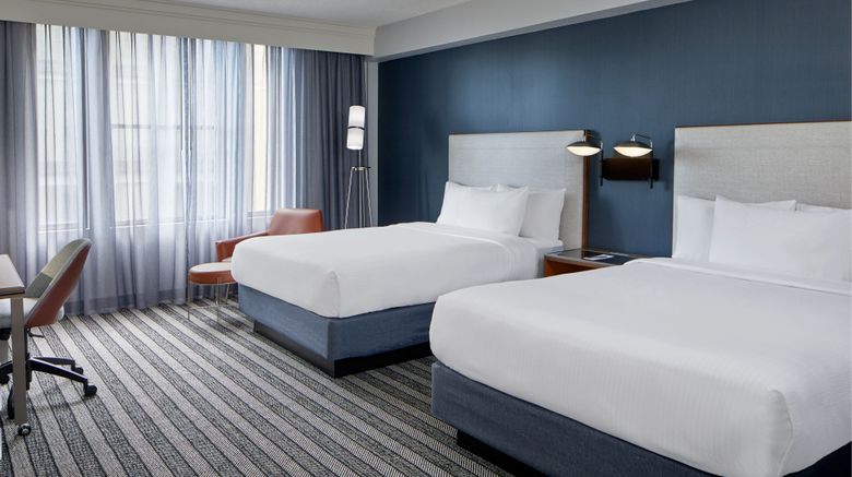 Courtyard by Marriott Nashville Downtown Room. Images powered by <a href="https://www.leonardoworldwide.com" target="_blank" rel="noopener">Leonardo</a>.