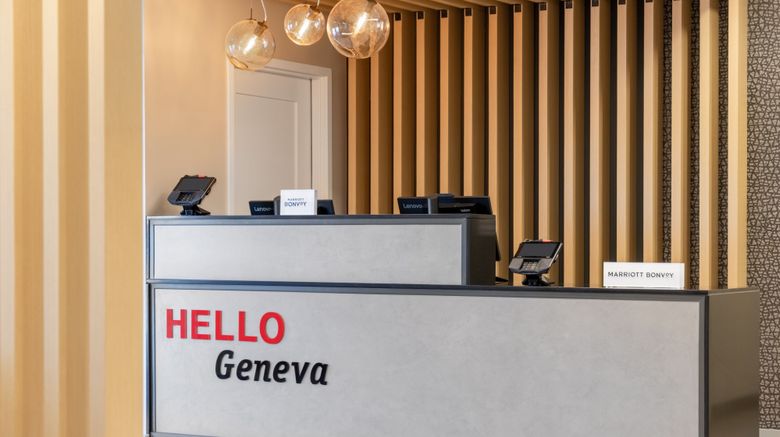 <b>TownePlace Suites Geneva at Spire Lobby</b>. Images powered by <a href="https://www.leonardoworldwide.com/" title="Leonardo Worldwide" target="_blank">Leonardo</a>.