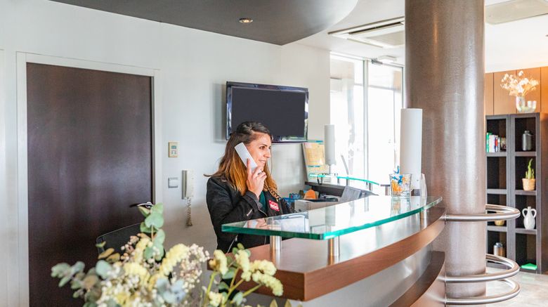 <b>Appart'City Confort Nantes Ouest Lobby</b>. Images powered by <a href="https://www.leonardoworldwide.com/" title="Leonardo Worldwide" target="_blank">Leonardo</a>.