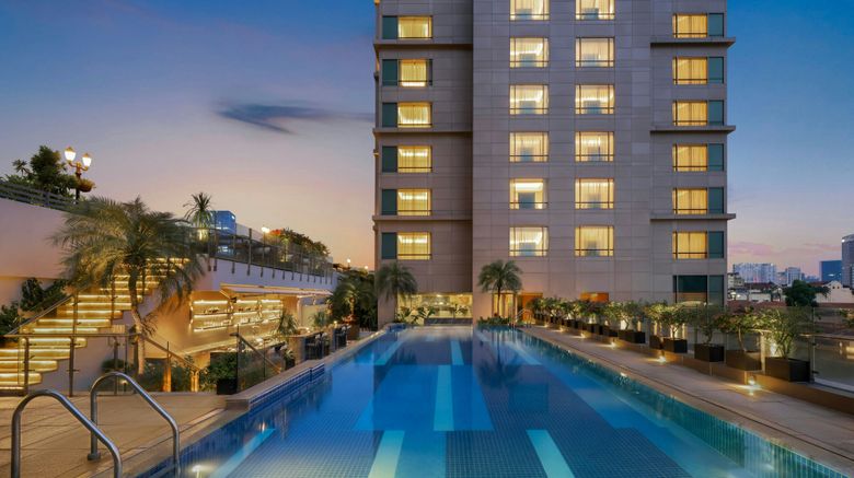 <b>JW Marriott Hotel & Suites Saigon Pool</b>. Images powered by <a href="https://www.leonardoworldwide.com/" title="Leonardo Worldwide" target="_blank">Leonardo</a>.