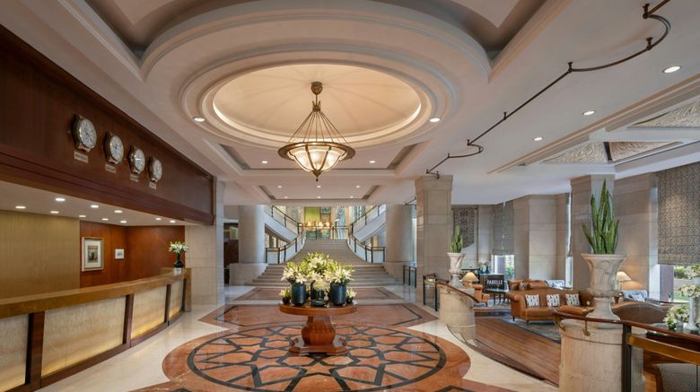 <b>Sheraton New Delhi Hotel Exterior</b>. Images powered by <a href="https://www.leonardoworldwide.com/" title="Leonardo Worldwide" target="_blank">Leonardo</a>.