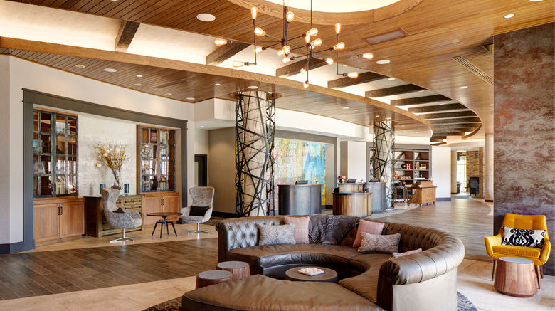 <b>Archer Hotel Florham Park Lobby</b>. Images powered by <a href="https://www.leonardoworldwide.com/" title="Leonardo Worldwide" target="_blank">Leonardo</a>.
