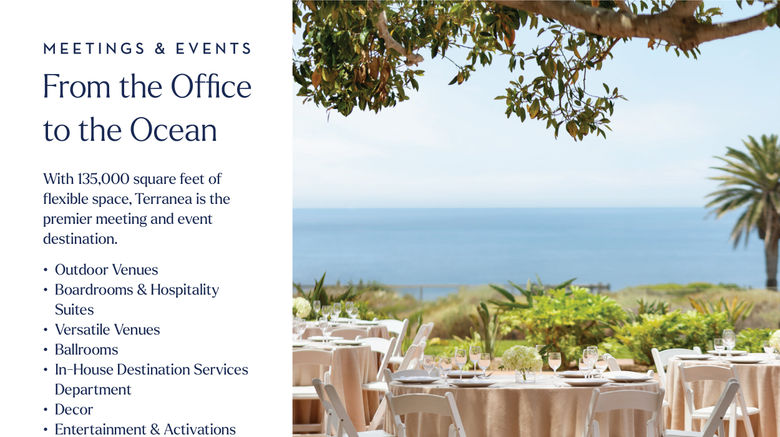 <b>Terranea Resort Meeting</b>. Images powered by <a href="https://www.leonardoworldwide.com/" title="Leonardo Worldwide" target="_blank">Leonardo</a>.