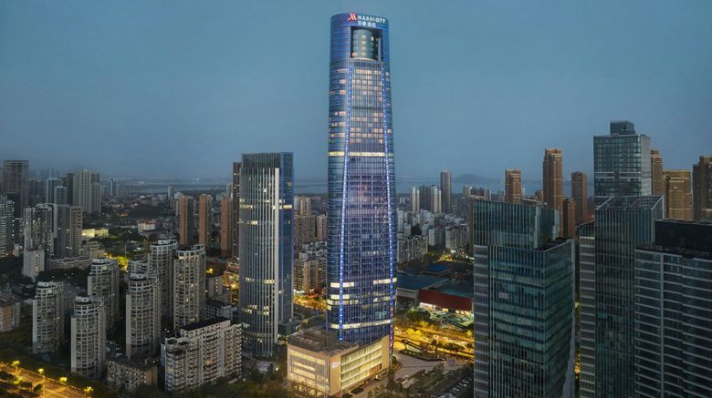 <b>Wuhan Marriott Hotel Wuchang Exterior</b>. Images powered by <a href="https://www.leonardoworldwide.com/" title="Leonardo Worldwide" target="_blank">Leonardo</a>.