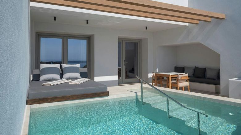 <b>Santo Pure Oia Suites & Spa Room</b>. Images powered by <a href="https://www.leonardoworldwide.com/" title="Leonardo Worldwide" target="_blank">Leonardo</a>.